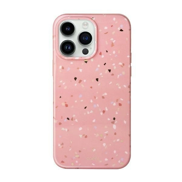 Uniq Coehl Terrazzo korpuss iPhone 14 Pro Max - rozā krāsā | case for pink