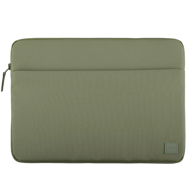 Uniq Vienna Ūdensizturīgs RPET futrālis 14" klēpjdatoram - zaļš | Waterproof case for a laptop green