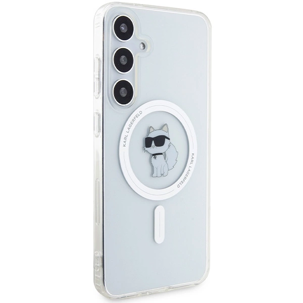 Samsung Galaxy S24+ Plus (SM-S926) Karl Lagerfeld IML Choupette MagSafe Cover Case, Transparent | Чехол Кейс...