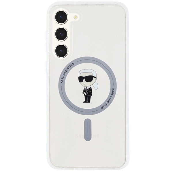 Karl Lagerfeld Samsung Galaxy S24+ vāciņš IML Ikonik MagSafe, caurspīdīgs