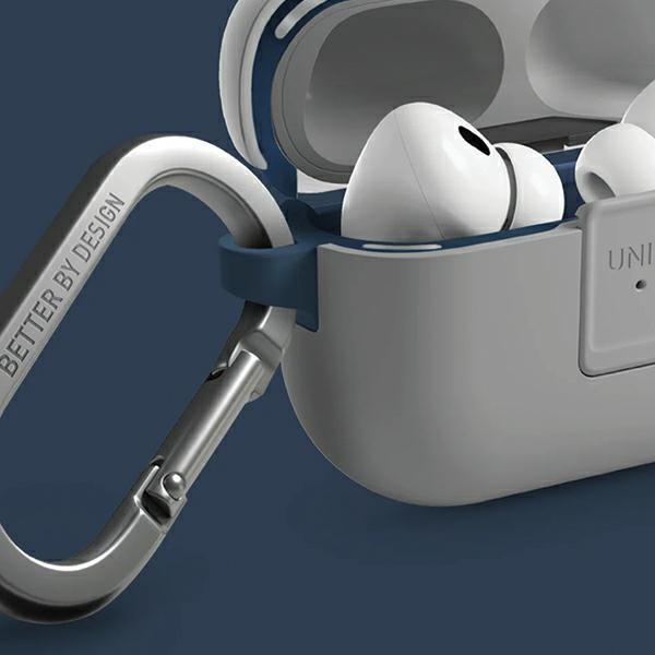 Чехол Uniq Clyde Lock для AirPods Pro 2 (2022/2023) - бежевый и желтый