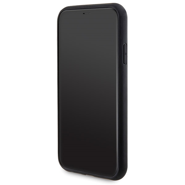 Apple iPhone 11 6.1\'\' Guess 4G Metal Logo + 5000mAh MagSafe Power Bank Case Cover, Black