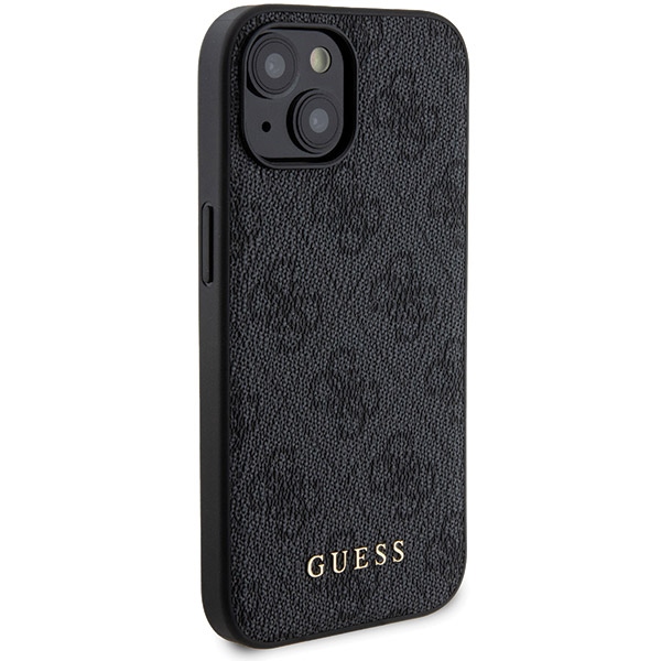 Apple iPhone 15 6.1\'\' Guess 4G Metal Logo + 5000mAh MagSafe Power Bank Case Cover, Black | Telefona Maciņš Vāks...