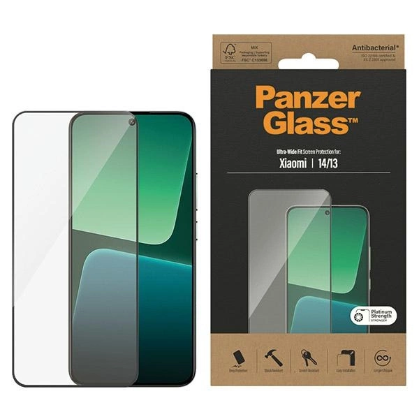 Закаленное стекло PanzerGlass Ultra-Wide Fit для Xiaomi 14/13