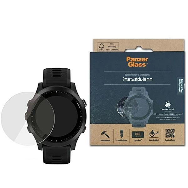 Защита экрана PanzerGlass SmartWatch для 40-миллиметровых смарт-часов
