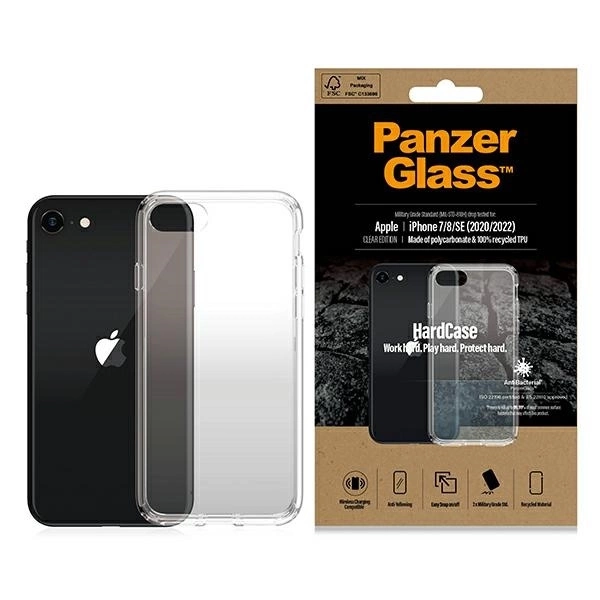 Антибактериальный сертифицированный чехол PanzerGlass HardCase военного...