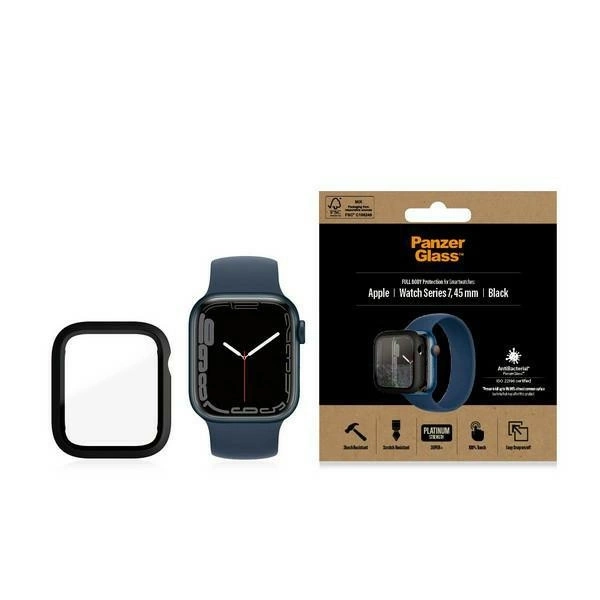 PanzerGlass Full Body Case for Apple Watch 7 (45 mm), Black