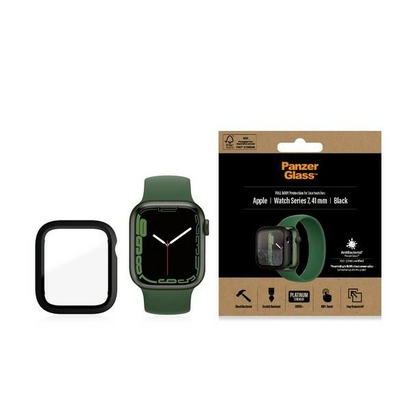 PanzerGlass Full Body Case for Apple Watch 7 (41mm), Black