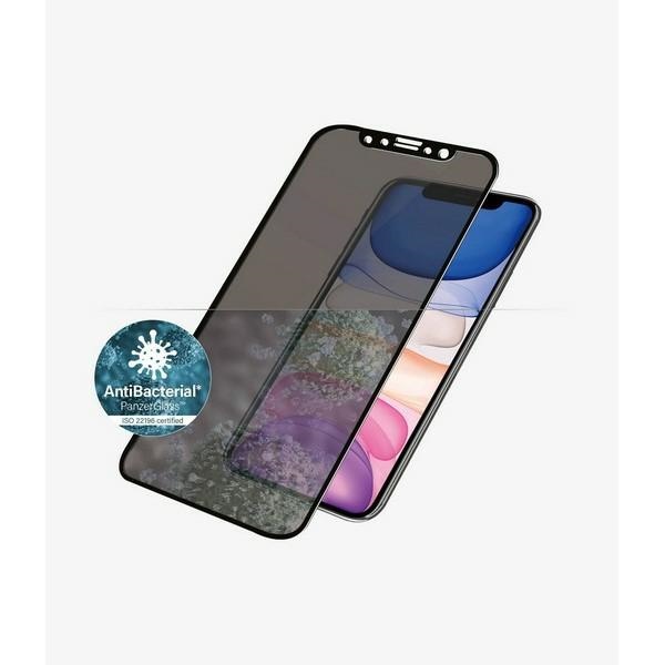 Panzerglass iPhone XR / 11 Screen Protector E2E Super+ Privacy, Black Frame