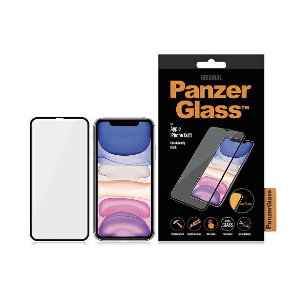 Защитное стекло PanzerGlass для iPhone XR / 11, E2E Super+, черная рамка