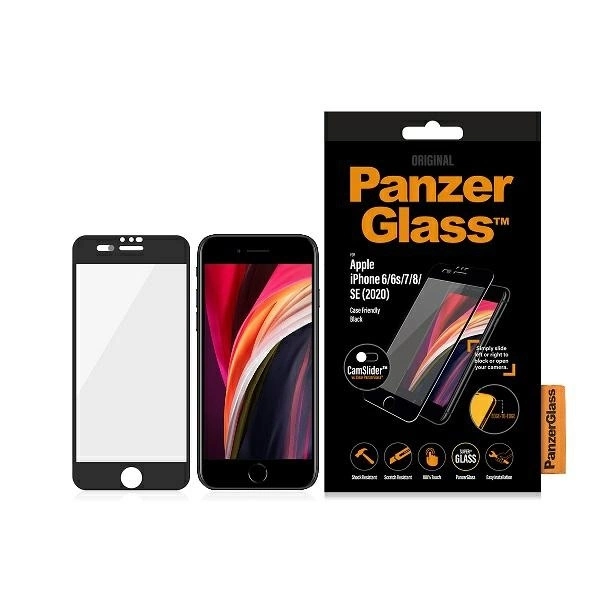PanzerGlass E2E Super+ закаленное стекло с камерой для iPhone 6 / 6s 7 8 SE 2020 2022 -...