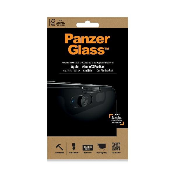 PanzerGlass E2E Privacy CamSlider Glass for iPhone 13 Pro Max Black
