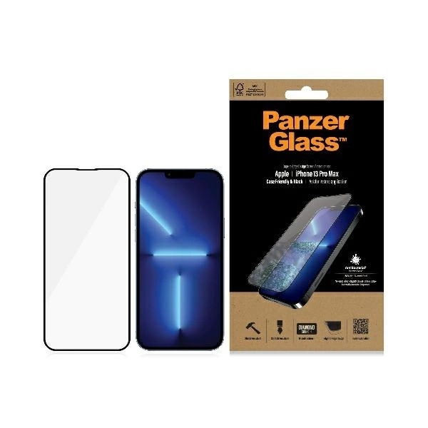 Apple iPhone 13 Pro Max 6.7'' PanzerGlass E2E Super+ Microfracture Aizsargstikls uz Visu Ekrānu | PanzerGlass Tempered...