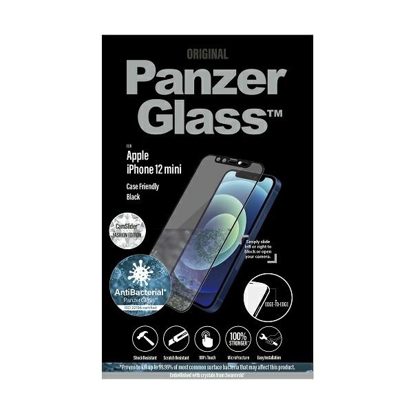 PanzerGlass iPhone 12 mini Screen Protector E2E with Swarovski CamSlider