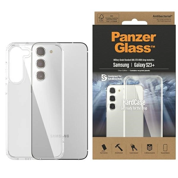 Samsung Galaxy S23+ Plus (SM-S916) PanzerGlass ClearCase Case Cover, Transparent | Telefona Vāciņš Maciņš Maks...