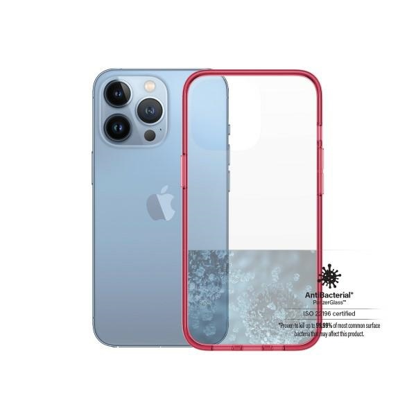 PanzerGlass iPhone 13 Pro vāciņš ClearCase, caurspīdīgi rozā