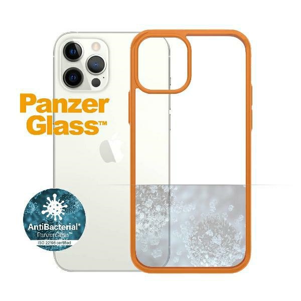 PanzerGlass iPhone 12 / 12 Pro vāciņš ClearCase, caurspīdīgs oranžs