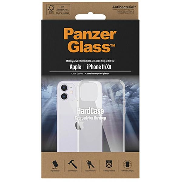 Apple iPhone 11 6.1\'\' PanzerGlass ClearCase Antibacterial Military Grade Certified Case Cover, Transparent
