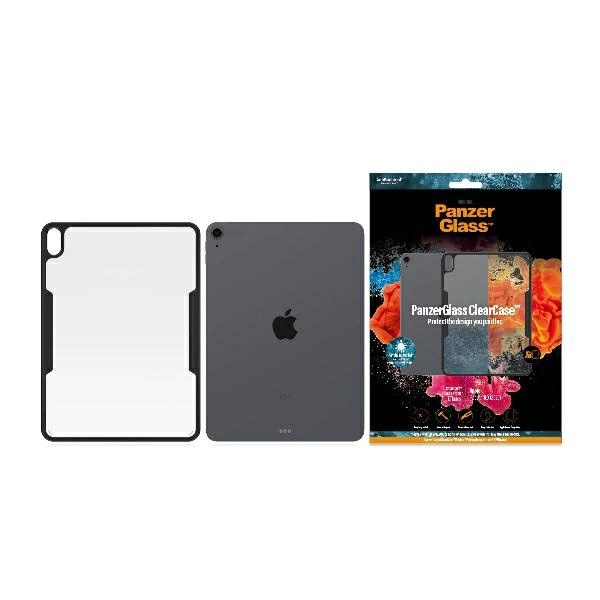 Apple iPad (2022) 10.9" (A2757 A2696) 10 gen. PanzerGlass ClearCase Cover Case, Transparent and Black | Planšetes...