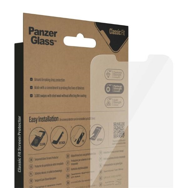 PanzerGlass Classic Fit antibacterial glass for iPhone 14 / 13 Pro / 13