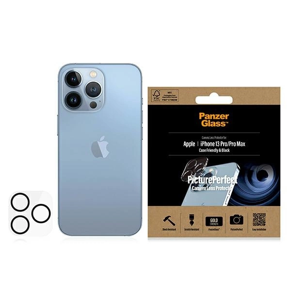 PanzerGlass kameras aizsargstikls priekš iPhone 13 Pro / Max | Camera Protector for