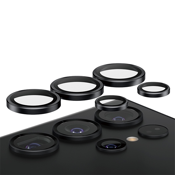 Защита камеры PanzerGlass Hoops для Samsung Galaxy S24 Ultra - с черной рамкой