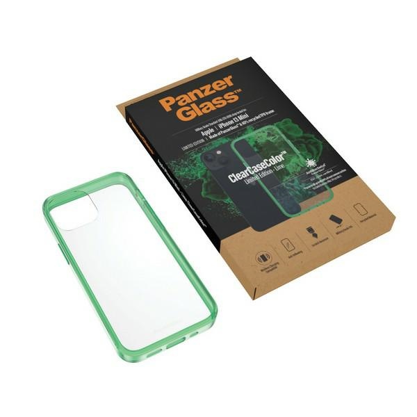 Apple iPhone 13 mini 5.4\'\' PanzerGlass ClearCase Antibacterial Military Grade Certified Case Cover, Transparent and...