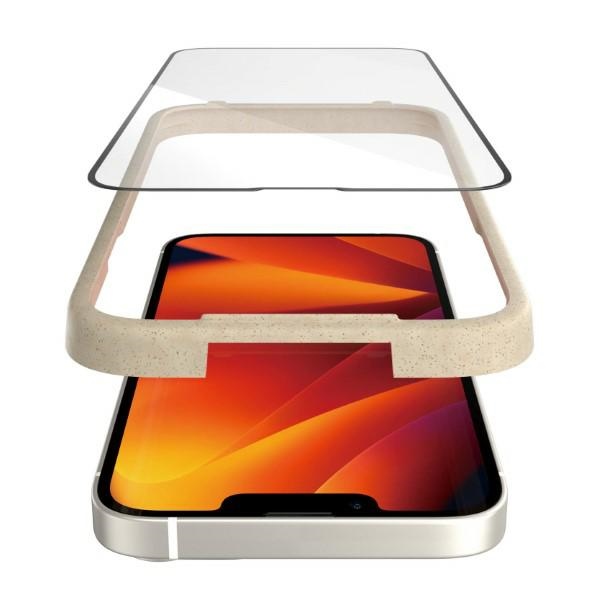 PanzerGlass Ultra-Wide Fit Antibacterial Tempered Glass with Positioner for iPhone 14/13 Pro/13