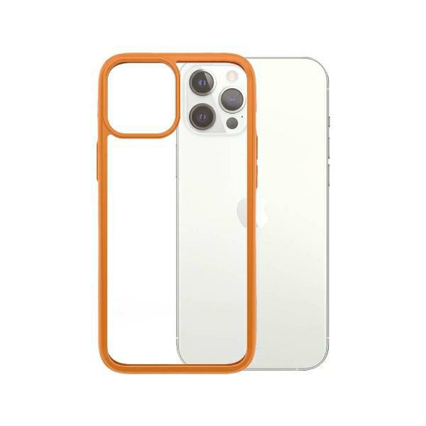 Чехол PanzerGlass ClearCase для iPhone 12 Pro Max, прозрачный оранжевый