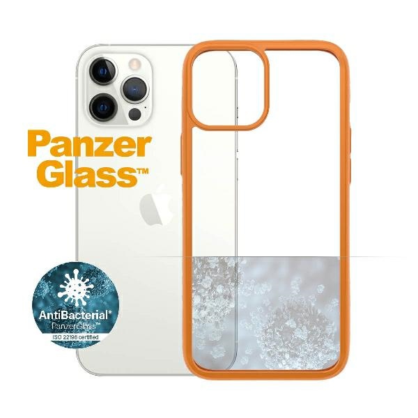 Чехол PanzerGlass ClearCase для iPhone 12 Pro Max, прозрачный оранжевый
