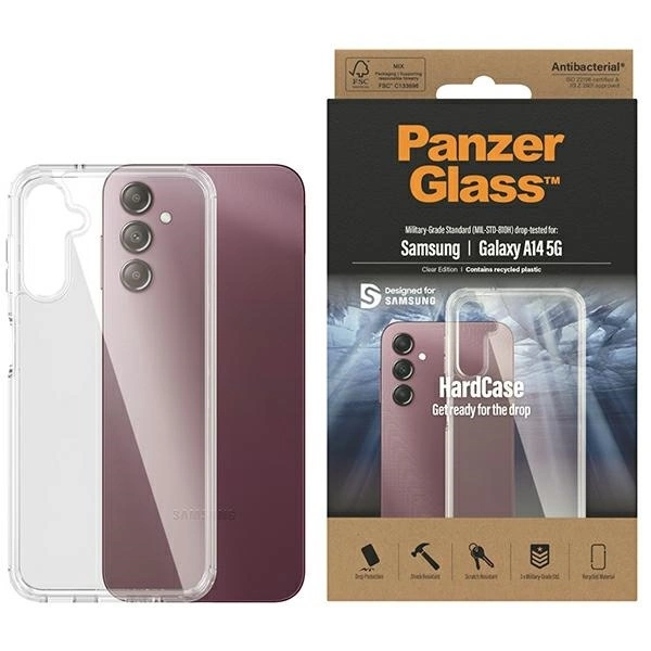 Samsung Galaxy A14 5G (SM-A146) / 4G (SM-A145F/DSN) PanzerGlass ClearCase Case Cover, Transparent | Telefona Vāciņš...