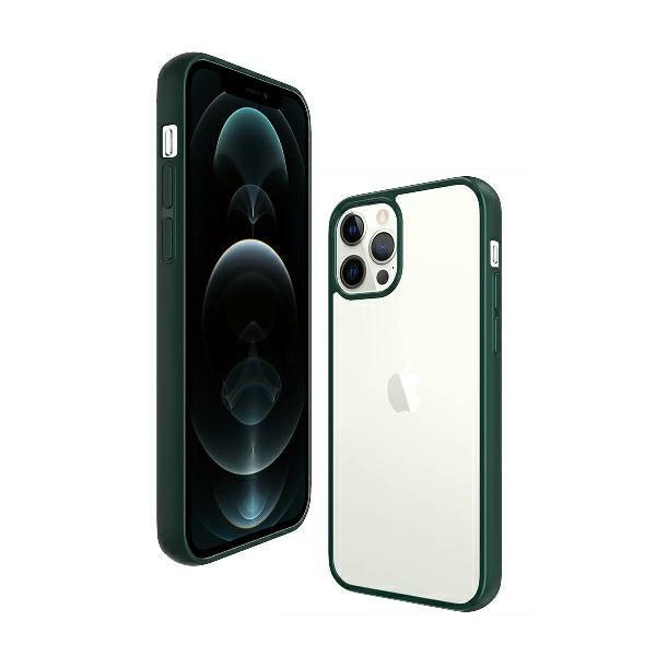 PanzerGlass iPhone 12 Pro Max vāciņš ClearCase, caurspīdīgs un zaļš