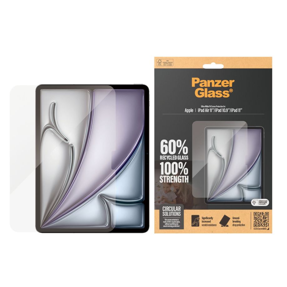 PanzerGlass Ultra-Wide Fit aizsargstikls iPad Air 10.9\" (2024)