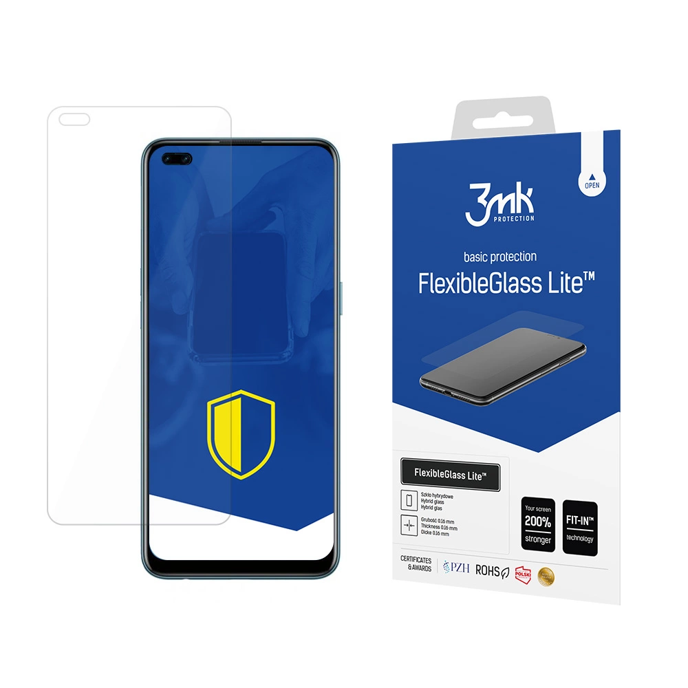 Oppo Reno 4 Lite 3MK Flexibleglass Lite Плёнка | Tempered Glass Screen Protector