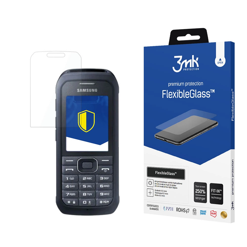 Samsung B550 Xcover 3MK Flexibleglass Tempered Glass Screen Protector