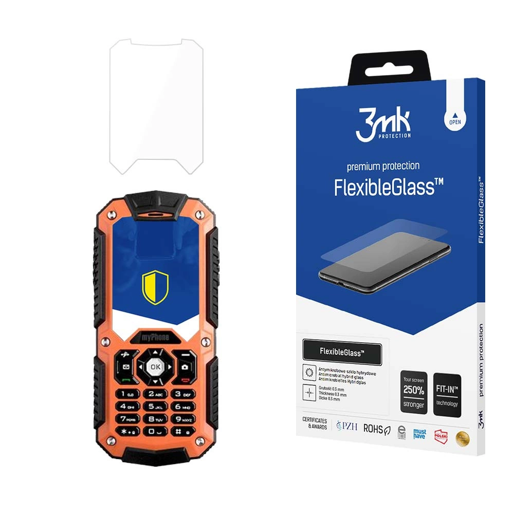 MyPhone Hammer 3MK Flexibleglass Tempered Glass Screen Protector