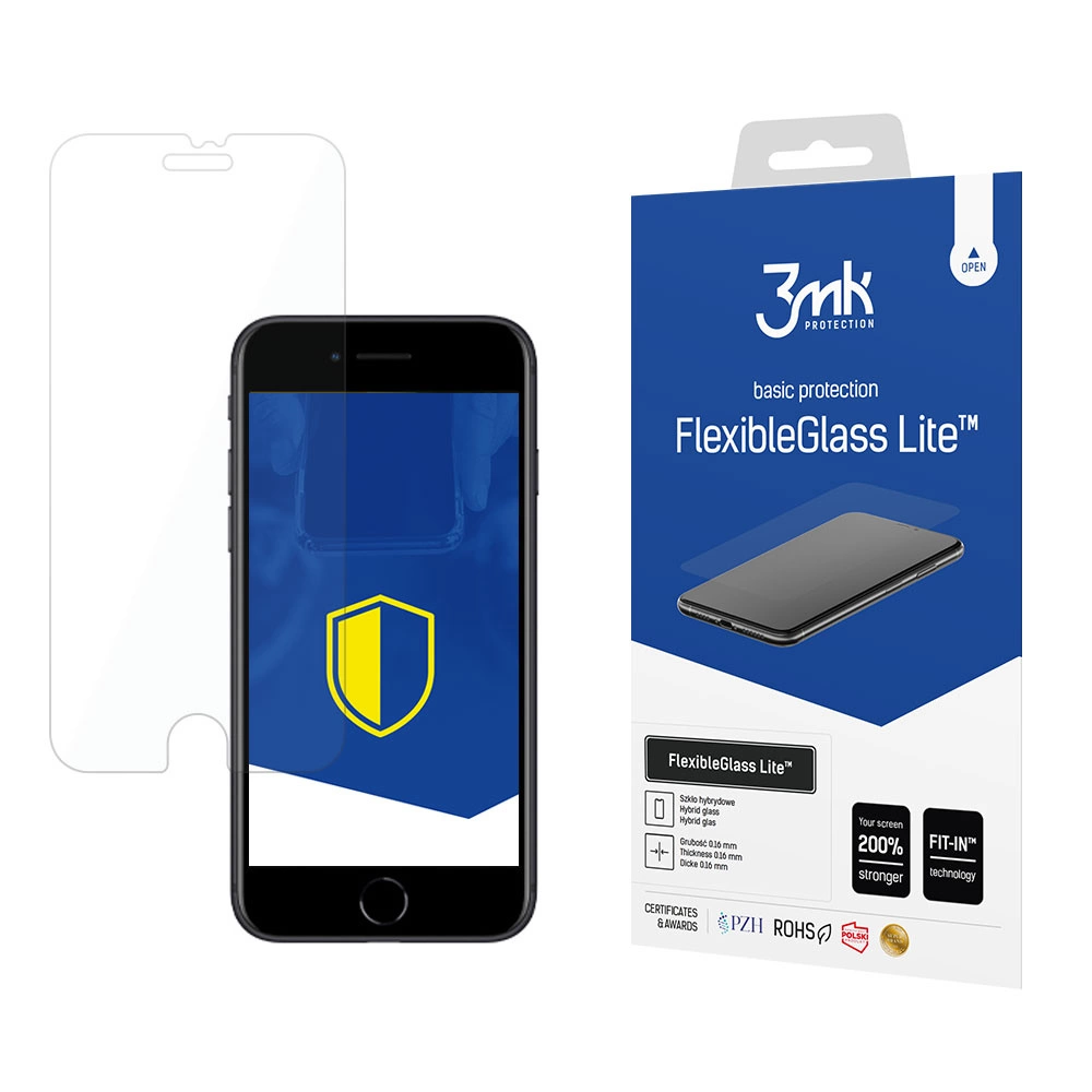 iPhone SE (2020) (2022) 4.7" 3MK Flexibleglass Lite Плёнка | Tempered Glass Screen Protector