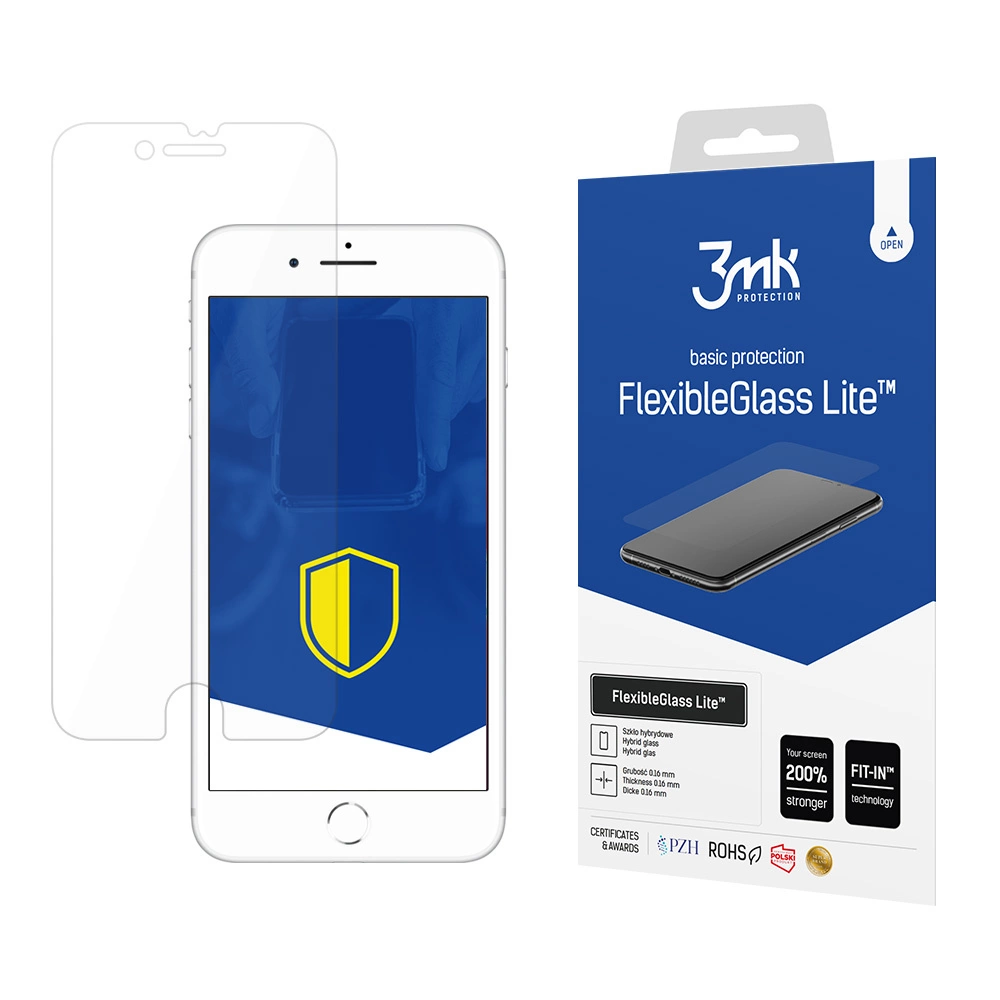 Apple iPhone 8 4.7" 3MK Flexibleglass Lite Плёнка | Tempered Glass Screen Protector