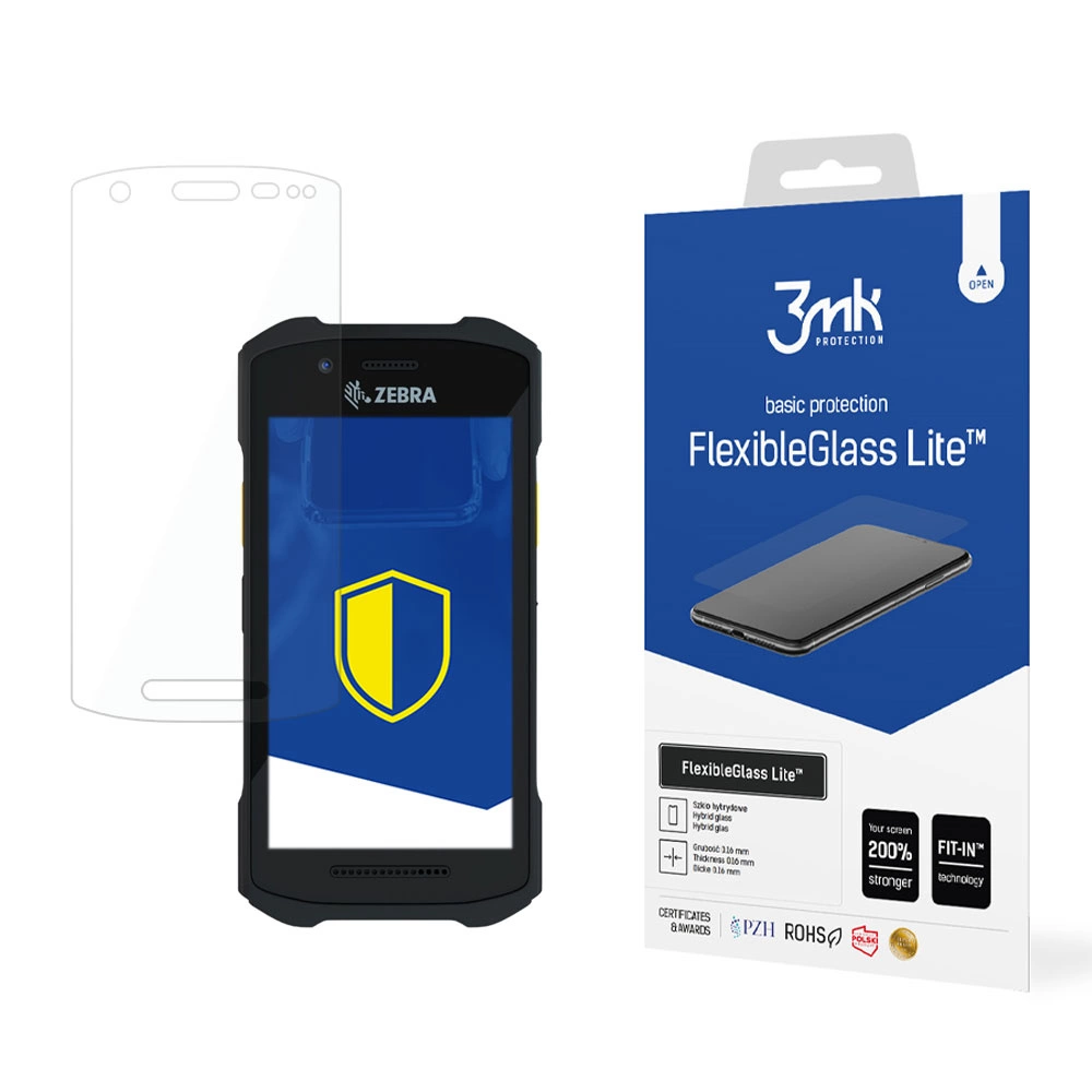 Zebra TC26BK 3MK Flexibleglass Lite Плёнка | Tempered Glass Screen Protector