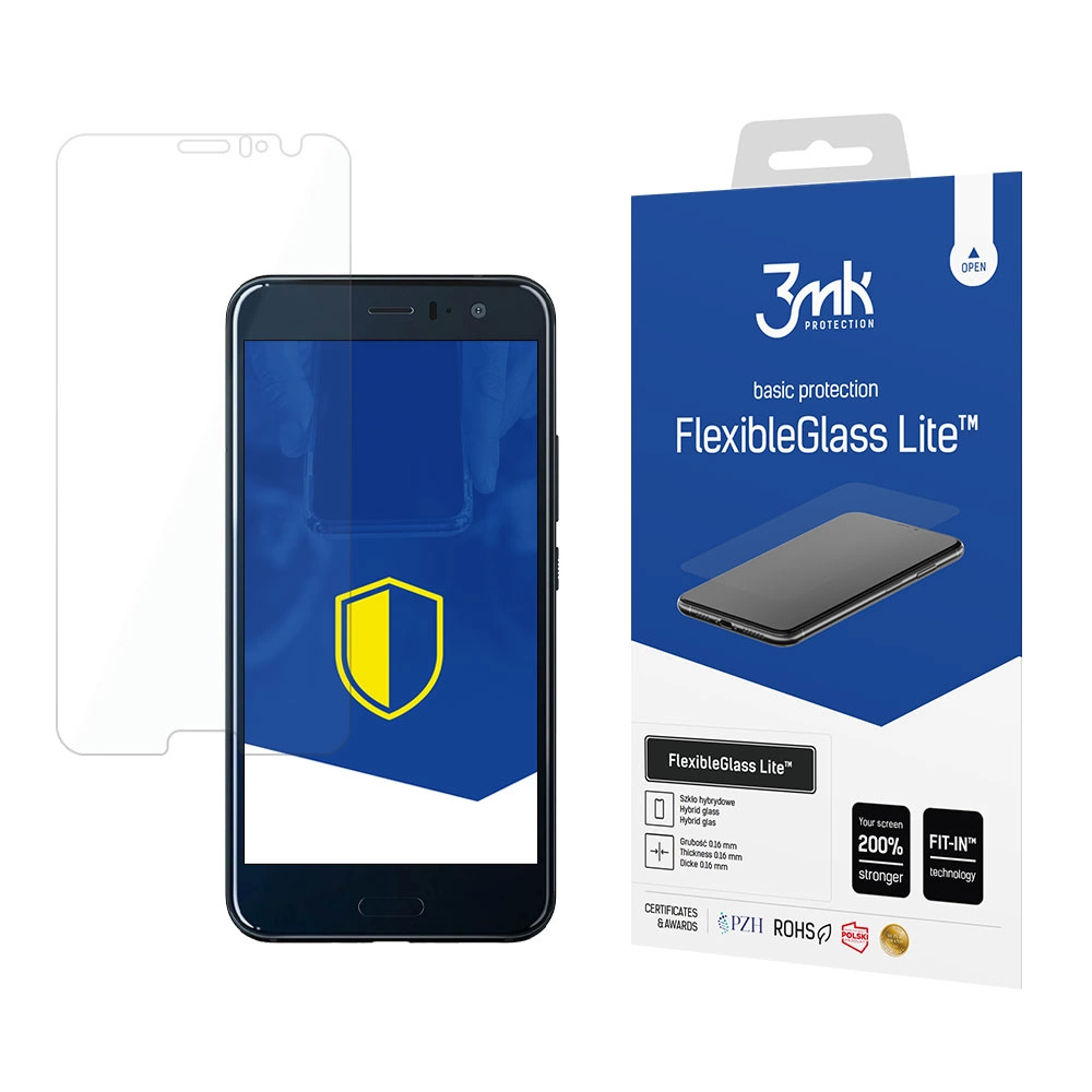 HTC U11 3MK Flexibleglass Lite Плёнка | Tempered Glass Screen Protector