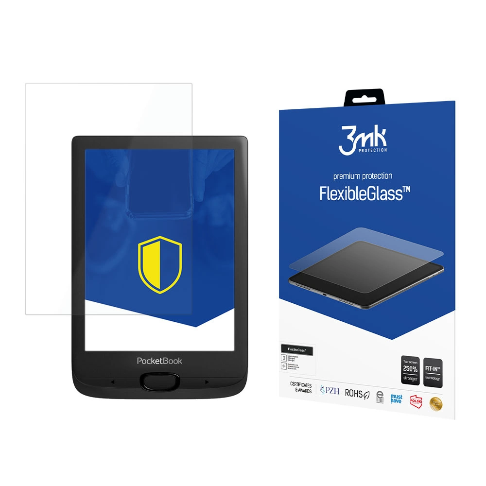 PocketBook Basic Lux 3 3MK Flexibleglass Tempered Glass Screen Protector