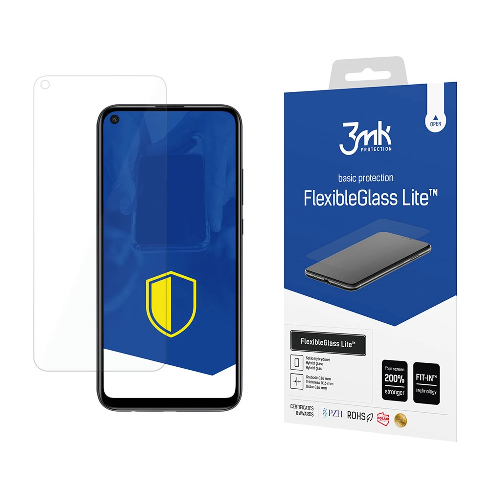 Huawei P40 Lite E 3MK Flexibleglass Lite Плёнка | Tempered Glass Screen Protector