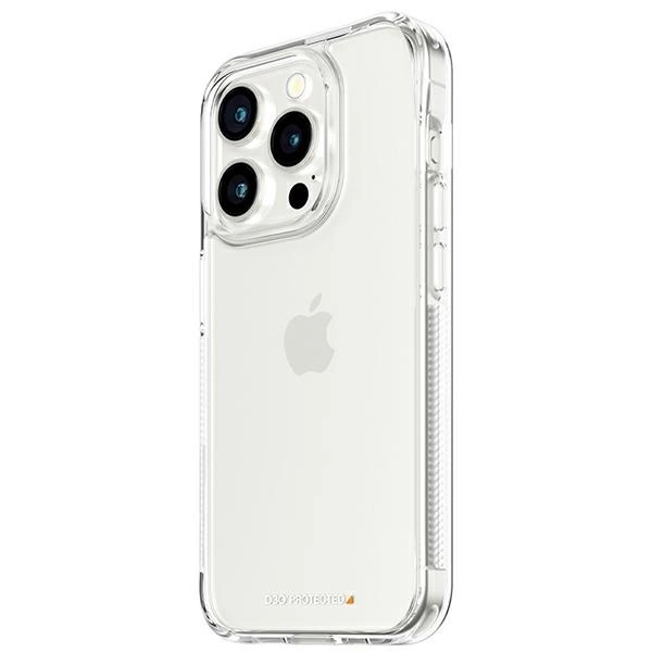 PanzerGlass cietais futrālis ar D3O un militāro sertifikāciju iPhone 15 Pro - caurspīdīgs | HardCase with and...