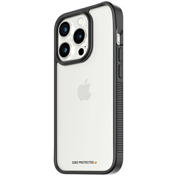 PanzerGlass iPhone 15 Pro vāciņš ClearCase, caurspīdīgs/melns