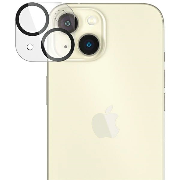 PanzerGlass Picture Perfect защита камеры для iPhone 15 / Plus - с черной рамкой