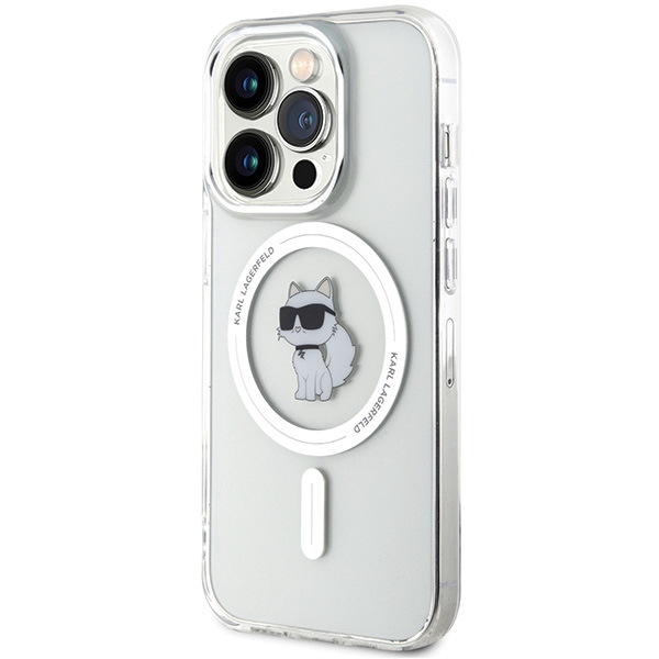 Karl Lagerfeld iPhone 12 / 12 Pro Case IML Choupette MagSafe, Transparent