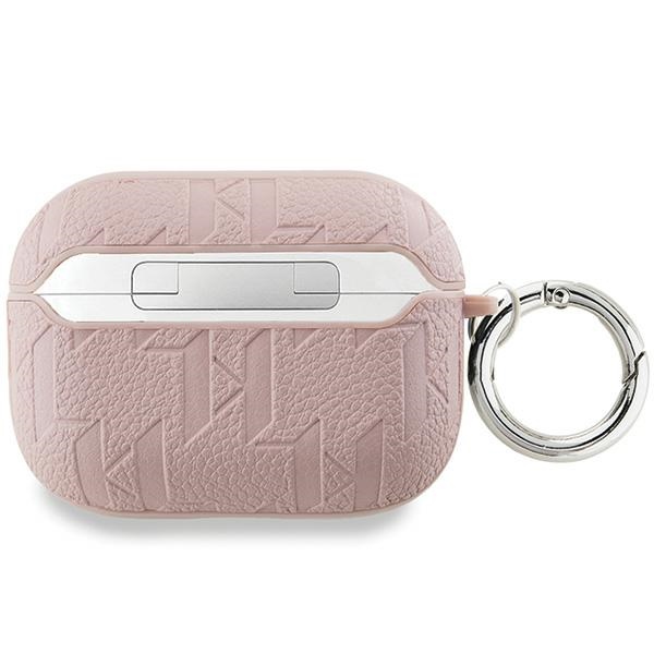 Karl Lagerfeld AirPods Pro 2 Case Monogram Karl & Choupette Head, Pink