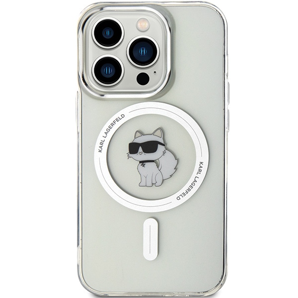 Karl Lagerfeld iPhone 13 Pro Max Case IML Choupette MagSafe, Transparent