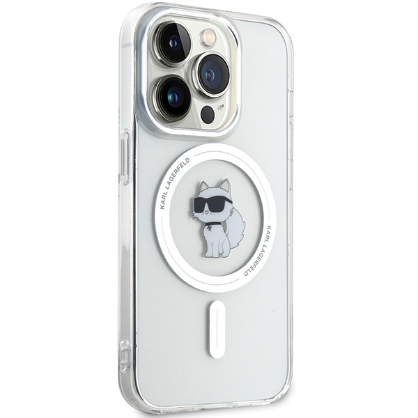 Karl Lagerfeld iPhone 13 Pro Max Case IML Choupette MagSafe, Transparent