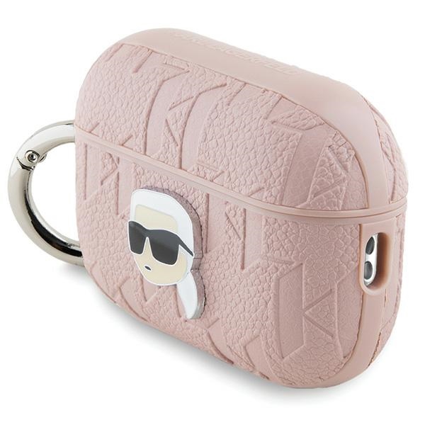 Karl Lagerfeld AirPods Pro 2 Case Monogram Karl Head, Pink